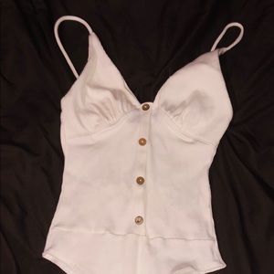 Cream Bodysuit